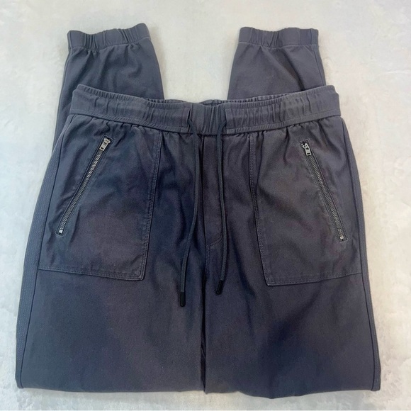 BLANK NYC Joggers  Womens LG  Gray Ankle Zip Zip Pockets Pull On Tapered Leg - Picture 5 of 12